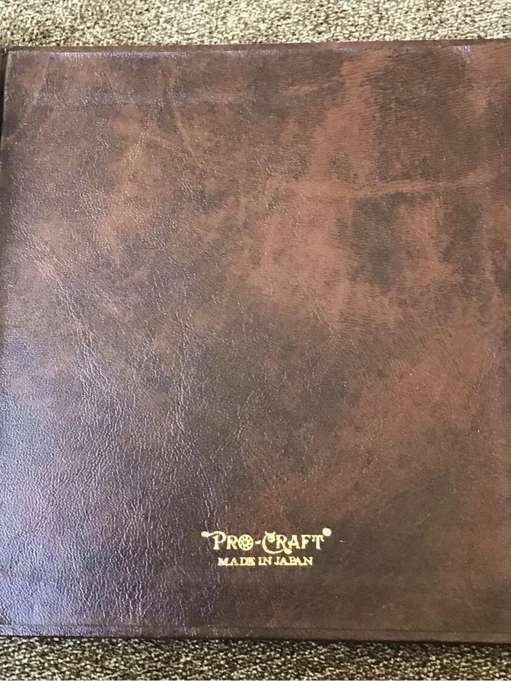 Vintage Faux Leather Mini Photo Album (Japan)